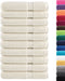 vidaXL - Saunadoeken - SOLUND - 10 - st - 600 - g/m² - 80x200 - cm - crèmekleurig