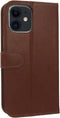 Valenta iPhone 12 - Book Case - Handgemaakt - Bruin