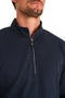 Mario Russo Pique Longsleeve Shirt - Coltrui Heren - 65% Polyester 35% Katoen - Navy (XXL)