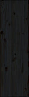 vidaXL - Wandkasten - 2 - st - 30x30x100 - cm - massief - grenenhout - zwart