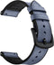 iMoshion Bandje Geschikt voor Samsung Gear S3 Frontier / Gear S3 Classic / Galaxy Watch (46mm) - iMoshion Echt lederen bandje - Blauw