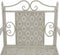 vidaXL - Tuinbank - 2-zits - 161 - cm - staal - grijs