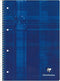 Clairefontaine collegeblok/8252C DIN A4 blauw geruit 90 g/m²