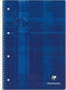 Clairefontaine collegeblok/8252C DIN A4 blauw geruit 90 g/m²