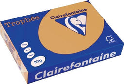 Clairefontaine Trophée gekleurd papier, A4, 80 g, 500 vel, mokkabruin