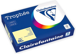 Clairefontaine Trophée gekleurd papier | A4 | 80 g | 500 vel | kanariegeel