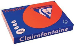 Clairefontaine Trophée Intens A3 koraalrood 160 g 250 vel