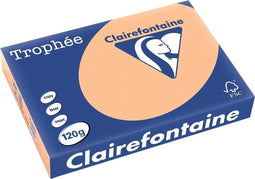 Clairefontaine Trophée Pastel A4 abrikoos 120 g 250 vel