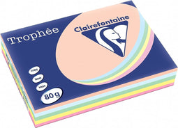 Clairefontaine Trophée Pastel A4 geassorteerde kleuren 80 g 5x100 vel