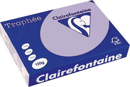 Clairefontaine Trophée Pastel, gekleurd papier, A4, 120 g, 250 vel, lila