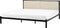 CLAMART - Tweepersoonsbed - Lichtbeige/Zwart - 180 x 200 cm - Metaal