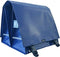 Clarijs Fietstas dubbel XL PVC 46L met uitsparing d blauw