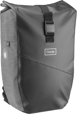Clarijs rugtas variobag 24L zwart-grijs