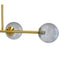 Clark pendant brass