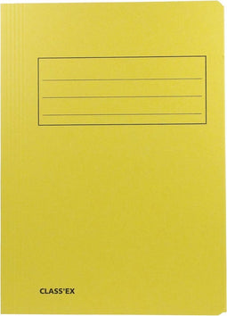 Class'ex dossiermap 3 kleppen formaat 237 x 347 cm (voor formaat folio) jaune