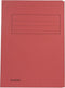 Class'ex dossiermap, 3 kleppen ft 23,7 x 32 cm (voor ft A4), kers
