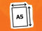 Class'ex dossiermap 3 kleppen formaat 182 x 225 cm (voor formaat schrift) blauw