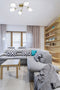 Classic chandelier pendant ceiling lamp Activejet BENITA Patina 5xE27 for living room