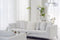 Classic chandelier pendant ceiling lamp Activejet IRMA nickel 5xE27 for living room