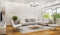 Classic chandelier pendant ceiling lamp Activejet MIRA Chrome 5xE27 for living room