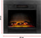 Classic Fire Sfeerhaard Elektrisch Chicago - Electrische Haard met Verwarming, Bedieningspaneel en Timer - Kachel Elektrisch met LED Vlammen - 1800W - Inbouwmodel- Zwart