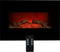 Classic Fire Sfeerhaard Elektrisch Memphis - Electrische Haard met Verwarming, Afstandsbediening en Timer - Kachel Elektrisch met LED Vlammen - 1800W - Wandmontage - Zwart