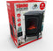 Classic Fire Sfeerhaard Elektrisch Torino - Electrische Haard met Verwarming, Bedieningspaneel en Timer - Kachel Elektrisch met LED Vlammen - 2000W- Vrijstaand - Zwart