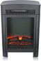 Classic Fire Sfeerhaard Modena - Electrische Haard met Verwarming, Bedieningspaneel en Timer- Kachel Elektrisch met LED Vlammen - 2 Warmtestanden 1800/2000W - Vrijstaand - Zwart