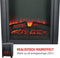 Classic Fire Sfeerhaard Modena - Electrische Haard met Verwarming, Bedieningspaneel en Timer- Kachel Elektrisch met LED Vlammen - 2 Warmtestanden 1800/2000W - Vrijstaand - Zwart