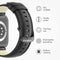 Classic lederen bandje voor de Apple Watch Series 1-9 / SE / Ultra (2) - 42/44/45/49 mm - Zwart