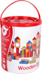 Classic World Houten Blokken, 100dlg.