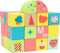 CLASSIC WORLD Houten blokken met snoep Puzzel Leren tellen en letters 68 st.
