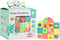 CLASSIC WORLD Houten blokken met snoep Puzzel Leren tellen en letters 68 st.