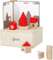 CLASSIC WORLD Houten blokken Puzzel Spel Gebouwen Puzzel Ruimtelijk bouwen voor kinderen 41 el.