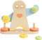 Classic World Houten Hercules Weegschaal, 7dlg.