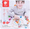 Classic World Houten Leerklok met Vormen Tic-Tac, 15dlg.