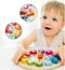 Classic World Houten Leerklok met Vormen Tic-Tac, 15dlg.