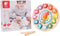 Classic World Houten Leerklok met Vormen Tic-Tac, 15dlg.