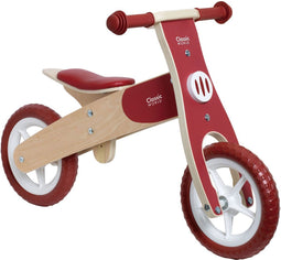 Classic World Houten Loopfiets Bordeauxrood