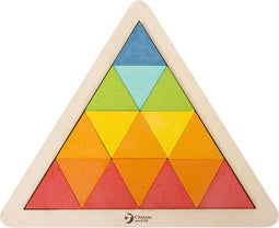 Classic World Houten Mozaïekpuzzel Driehoek, 67st.