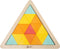 Classic World Houten Mozaïekpuzzel Driehoek, 67st.