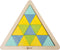 Classic World Houten Mozaïekpuzzel Driehoek, 67st.