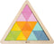 Classic World Houten Mozaïekpuzzel Driehoek, 67st.