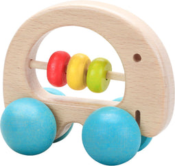 Classic World Houten Ratel Olifant met Wielen