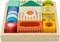CLASSIC WORLD Houten sensorische blokken 7 functies multifunctionele legpuzzel vormen geluid MONTESSORI 14 stuks