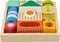 CLASSIC WORLD Houten sensorische blokken 7 functies multifunctionele legpuzzel vormen geluid MONTESSORI 14 stuks