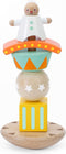 Classic World Houten Stapel en Balansspel Clown, 6dlg.