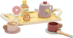 Classic World Houten Theeset Grace met Dienblad, 14dlg.