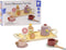 Classic World Houten Theeset Grace met Dienblad, 14dlg.