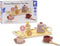 Classic World Houten Theeset Grace met Dienblad, 14dlg.